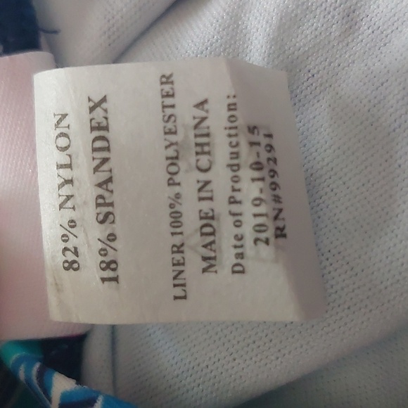 Kanu Surf Beach Sport Halter One Piece Swimsuit for Girls  Blue  US 12 - Picture 5 of 7